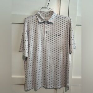 Barstool Ports martini glass golf shirt size L men’s